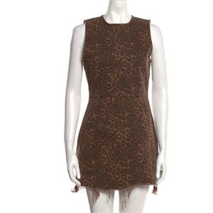 Alexander Wang Animal print dress Brown ish dress size 4 like new